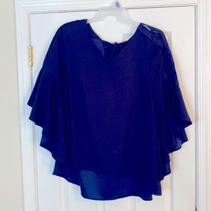 Navy blue blouse